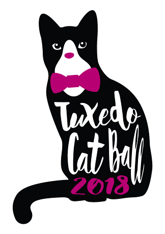 2018 Tuxedo Cat Ball Logo