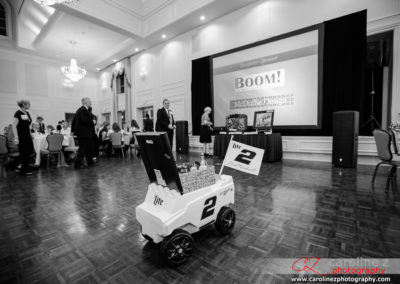 Black and White Picture of Auction Items
