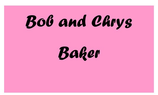 Anniversary Sponsors Bob and Chrys Baker