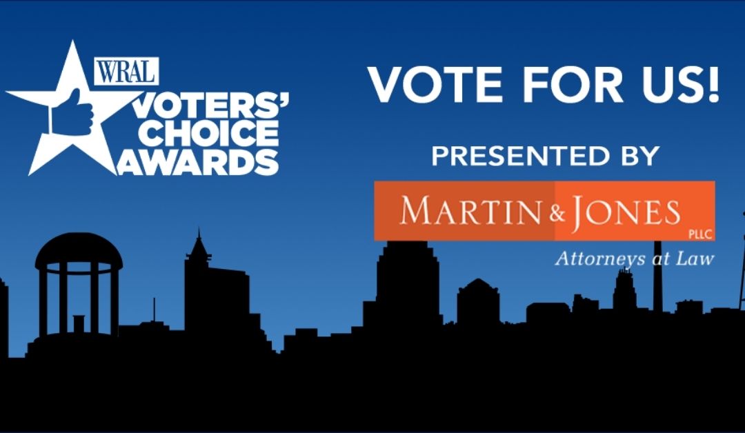 WRAL Voter's Choice award - Vote for Us